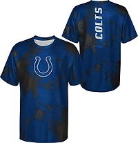 Outerstuff Boys' 8-20 Indianapolis Colts In the Mix Poly Dri-Tek Short Sleeve T-shirt