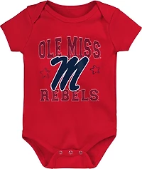 Outerstuff Infants' University of Mississippi Born to Be 3-Piece Creeper Set