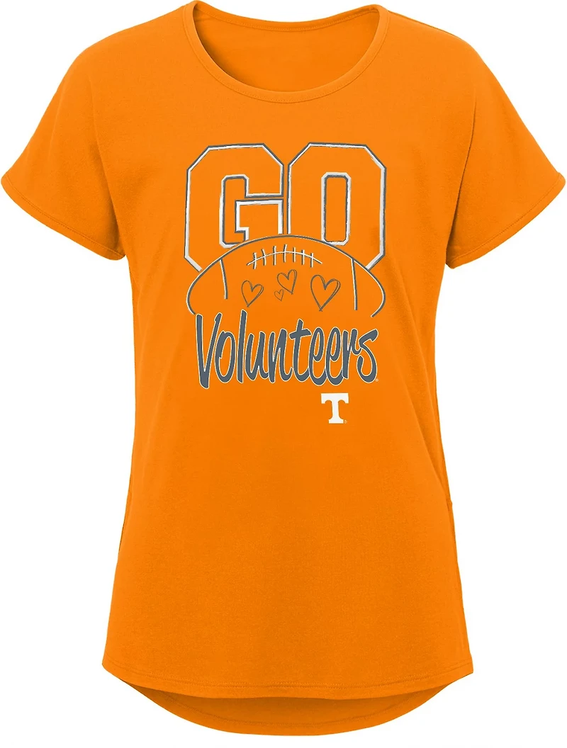 Outerstuff Girls' University of Tennessee Go Team T-shirt