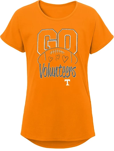 Outerstuff Girls' University of Tennessee Go Team T-shirt