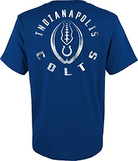 Outerstuff Boys' 8-20 Indianapolis Colts Liquid Camo Logo Short Sleeve T-shirt