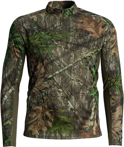 Blocker Outdoors Men's Finisher Turkey 1/4-Zip Long Sleeve T-shirt