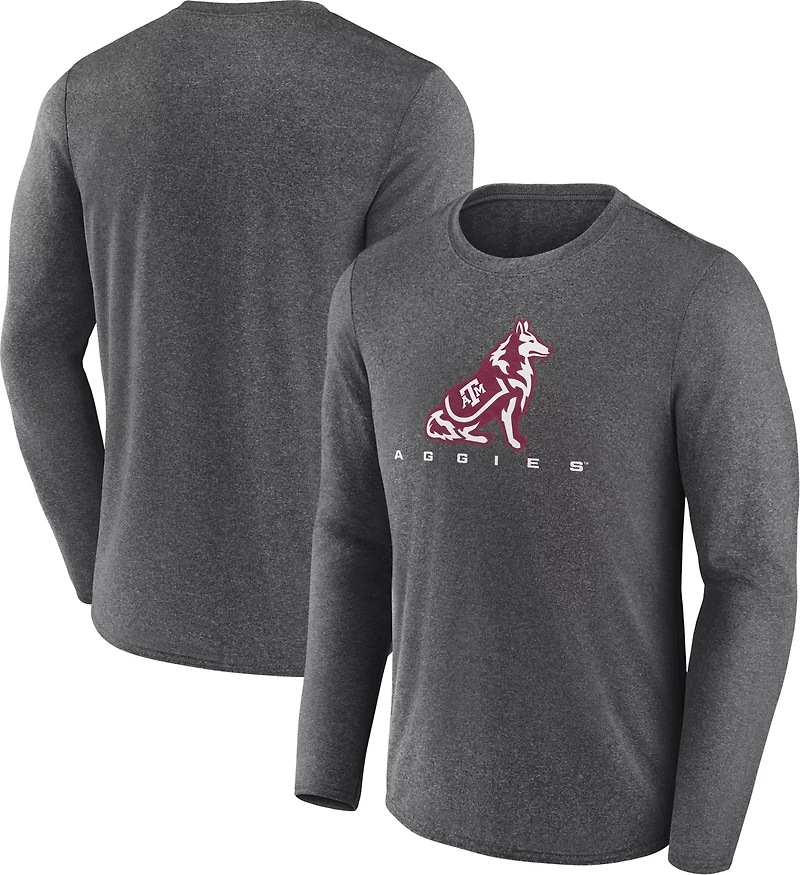 Fanatics Men's Texas A&M University Defender Logo Long Sleeve T-shirt