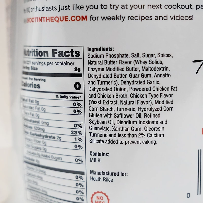 Heath Riles BBQ Butter Bath and Wrap 16 oz Bag