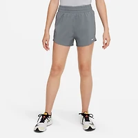 Nike Girls' One Dri-FIT High-Waisted Woven Training Shorts
