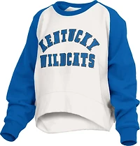 Three Square Women's University of Kentucky Lotus Cozy Fleece Crew Sweatshirt