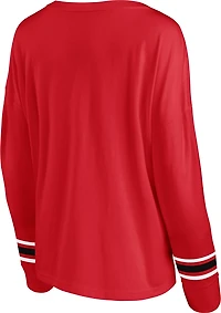 Fanatics Women's Texas Tech University Fundamentals Triple Script Long Sleeve T-shirt