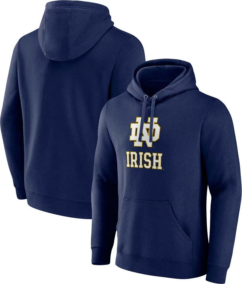 Fanatics Men's University of Notre Dame Evergreen Fleece Applique Pullover Hoodie