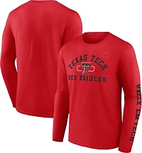 Fanatics Men's Texas Tech University Fundamentals Modern Arch Long Sleeve T-shirt