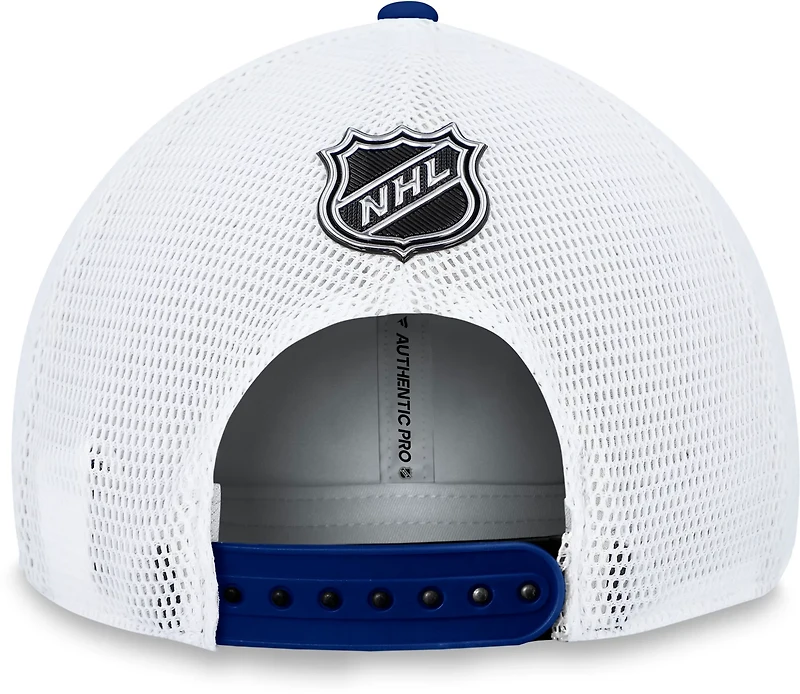Fanatics Tampa Bay Lightning Authentic Pro Rink Structured Meshback with Snap Trucker Hat