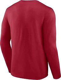 Fanatics Men's University of Oklahoma Fundamentals Modern Arch Long Sleeve T-shirt