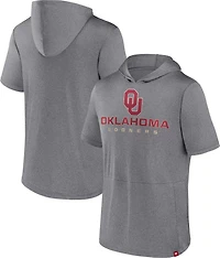 Fanatics Men's University of Oklahoma Fundamentals Outline Modern Stack Hooded Shirt