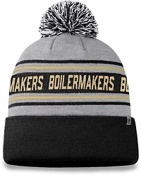 Top of the World Men's Purdue University Fashion Knit Cuffed Beanie with Pom