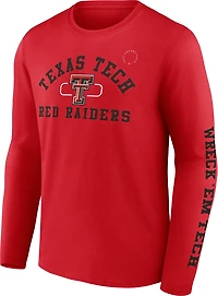 Fanatics Men's Texas Tech University Fundamentals Modern Arch Long Sleeve T-shirt