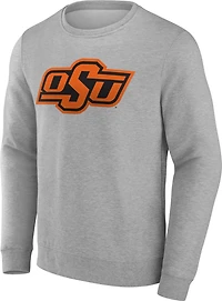 Fanatics Men's Oklahoma State University Evergreen Fleece Applique Crew Pullover