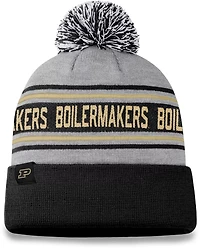 Top of the World Men's Purdue University Fashion Knit Cuffed Beanie with Pom