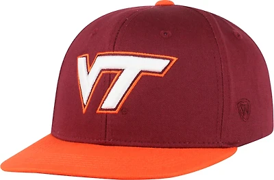 Top of the World Youth Virginia Tech University Maverick Adjustable Cap