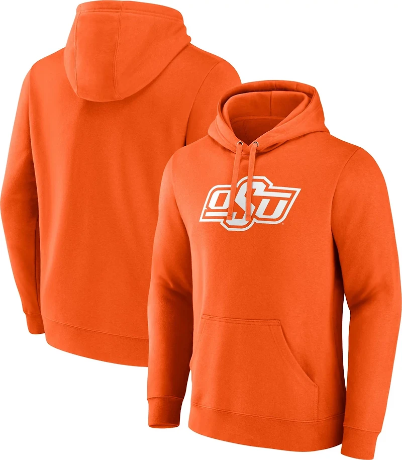 Fanatics Men's Oklahoma State University Evergreen Fleece Applique Pullover Hoodie