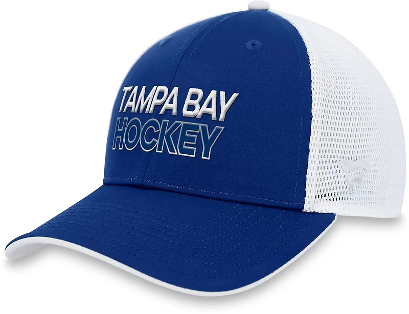 Fanatics Tampa Bay Lightning Authentic Pro Rink Structured Meshback with Snap Trucker Hat