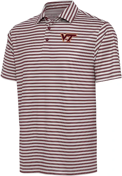 Antigua Men's Virginia Tech University The Turn Polo
