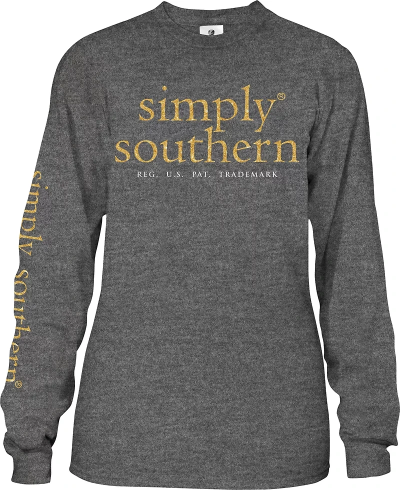 Simply Southern Girls' Santa Dog Long Sleeve T-shirt