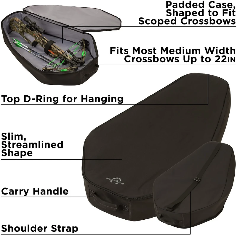 Allen Company Titan Cobra Single Standard Limb Scoped Crossbows Archery Case