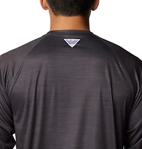 Columbia Sportswear Men's University of South Carolina PFG Terminal Tackle Heather Long Sleeve Shirt