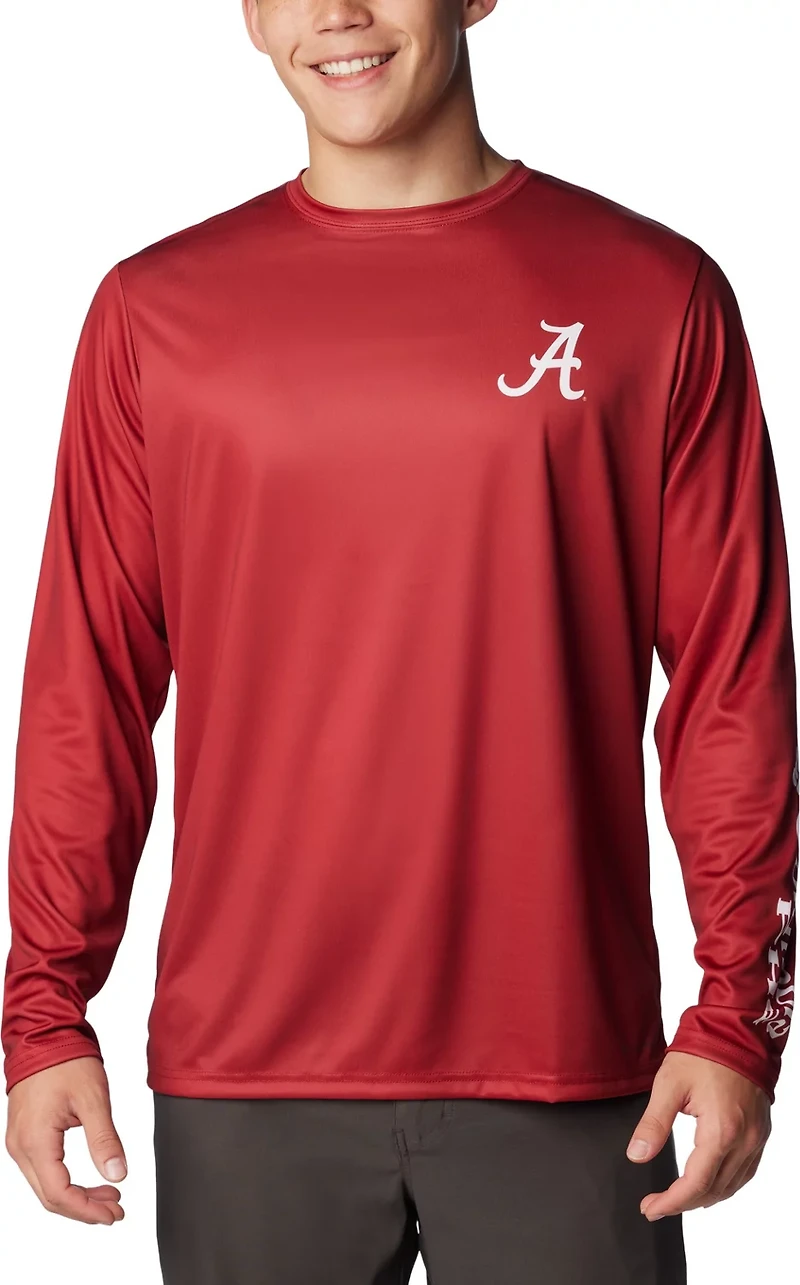 Columbia Sportswear Men's University of Alabama PHG Terminal Shot Logo Long Sleeve T-shirt