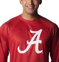 Columbia Sportswear Men's University of Alabama PFG Terminal Tackle Heather Long Sleeve Shirt