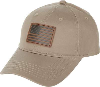 Academy Sports + Outdoors Men's Faux Leather Flag Cap