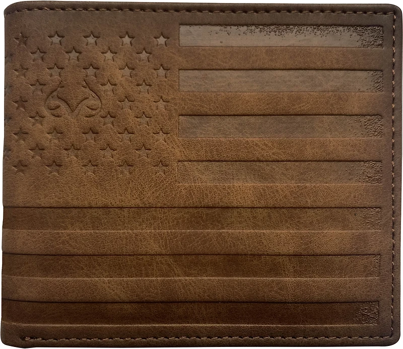 Realtree Burnished Edge American Flag Bi-Fold Wallet