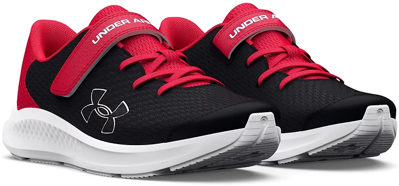 Under Armour Kids' Preschool 4-7 Pursuit 3 Big Logo Running Shoes