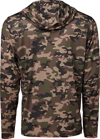 Magellan Outdoors Hunt Gear Men's Eagle Pass Tech Mesh Long Sleeve Hooded T-shirt