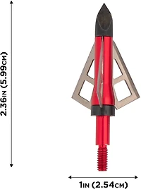 Allen Company Velox Photon Three-Blade Archery Broadheads 3-Pack