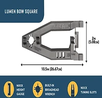 Allen Company K'Netix Lumen Bow Square 3-in-1 Multitool