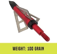 Allen Company Velox Photon Three-Blade Archery Broadheads 3-Pack