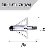 Allen Company Velox CX Terminus 3-Blade Crossbow Broadhead
