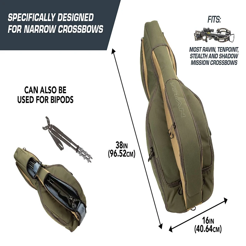 Allen Company Titan Copperhead Crossbow Case With Sling 16 In