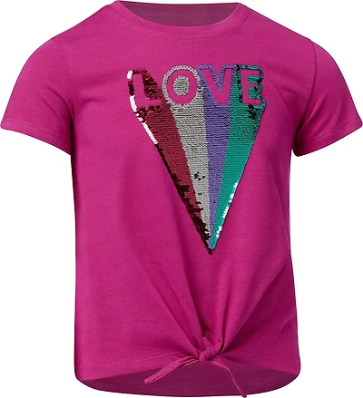 BCG Girls’ Love Flippy Sequin T-shirt