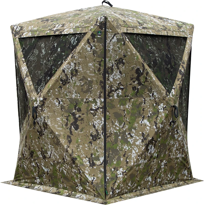 Barronett Big Mike Ground Hunting Pop Up Portable Crater Thrive Blind