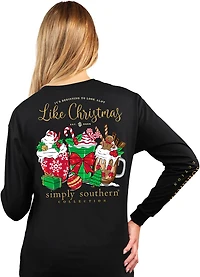 Simply Southern Women’s Beginning to Look Like Christmas Long Sleeve T-shirt