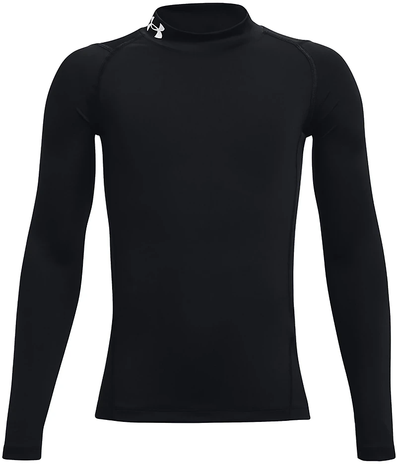 Under Armour Boys' HeatGear Mock Neck Long Sleeve T-shirt