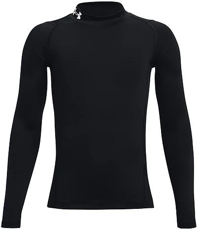 Under Armour Boys' HeatGear Mock Neck Long Sleeve T-shirt