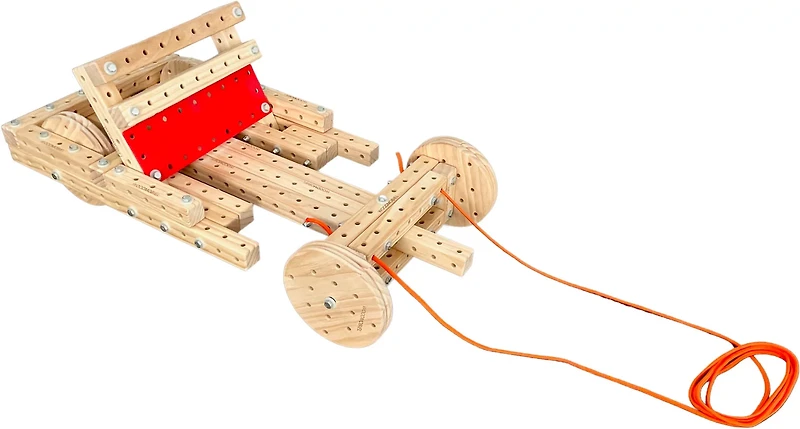 Funphix Woodmobiel Modular Construction STEM Toy