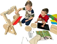 Funphix Woodmobiel Modular Construction STEM Toy