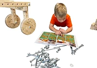 Funphix Woodmobiel Modular Construction STEM Toy