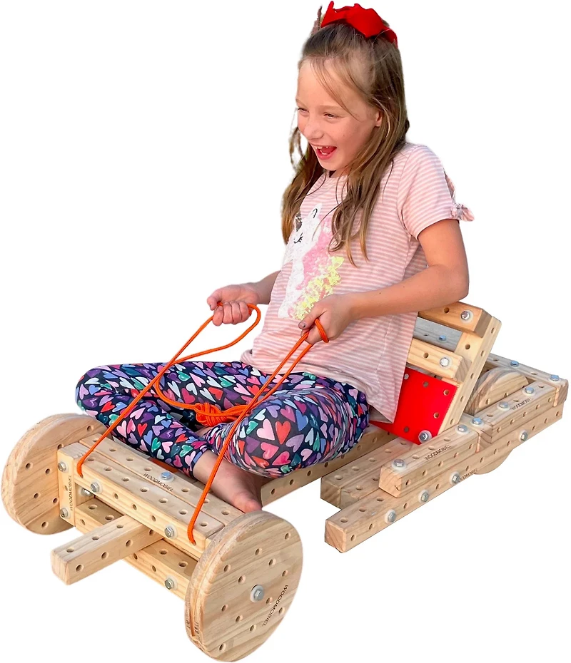 Funphix Woodmobiel Modular Construction STEM Toy