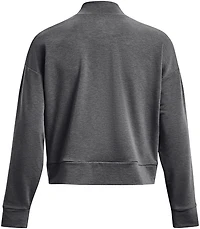 Under Armour Women's Rival Terry Mock Crew Sweatshirt
