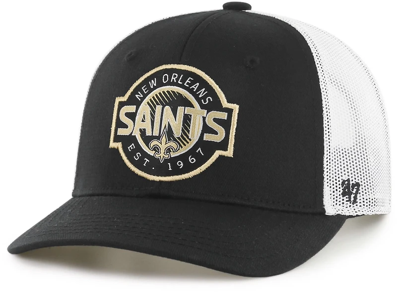 '47 Youth New Orleans Saints Primary Logo Scramble Strap Trucker Cap