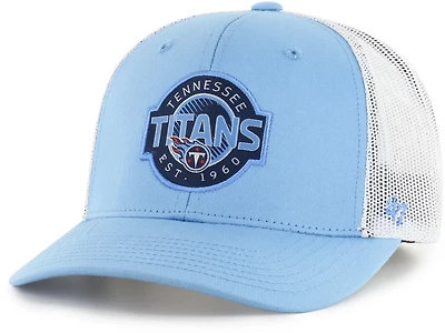 '47 Youth Tennessee Titans Primary Logo Scramble Strap Trucker Cap